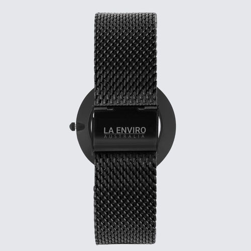 Load image into Gallery viewer, Black Marble Watch With Black Mesh Strap I 40 MM-2
