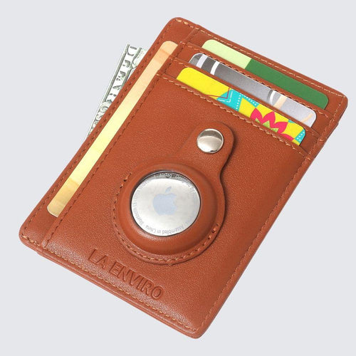 Load image into Gallery viewer, BRADDON Airtag Card Holder I Tan-0

