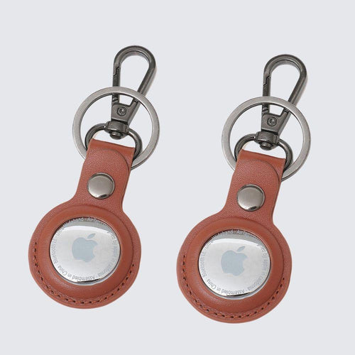 Load image into Gallery viewer, TILBA Airtag Keyring X 2 I Tan-0
