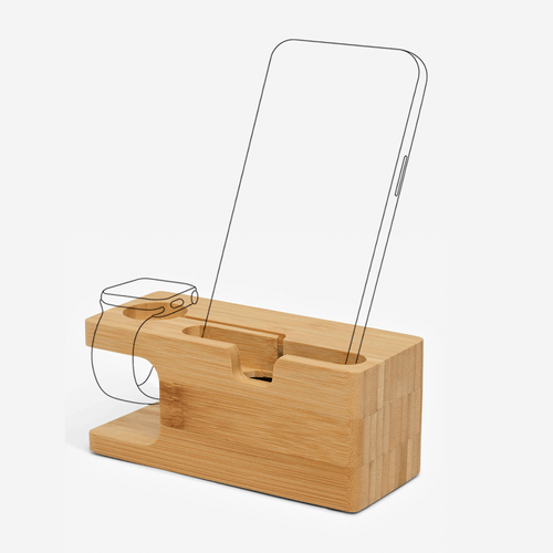 Load image into Gallery viewer, Bamboo Charging Station-0

