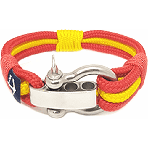 Load image into Gallery viewer, Spain Adjustable Shackle Nautical Bracelet-0
