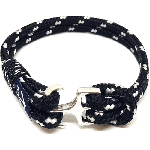 Load image into Gallery viewer, Sailors Black and White Nautical Bracelet-0
