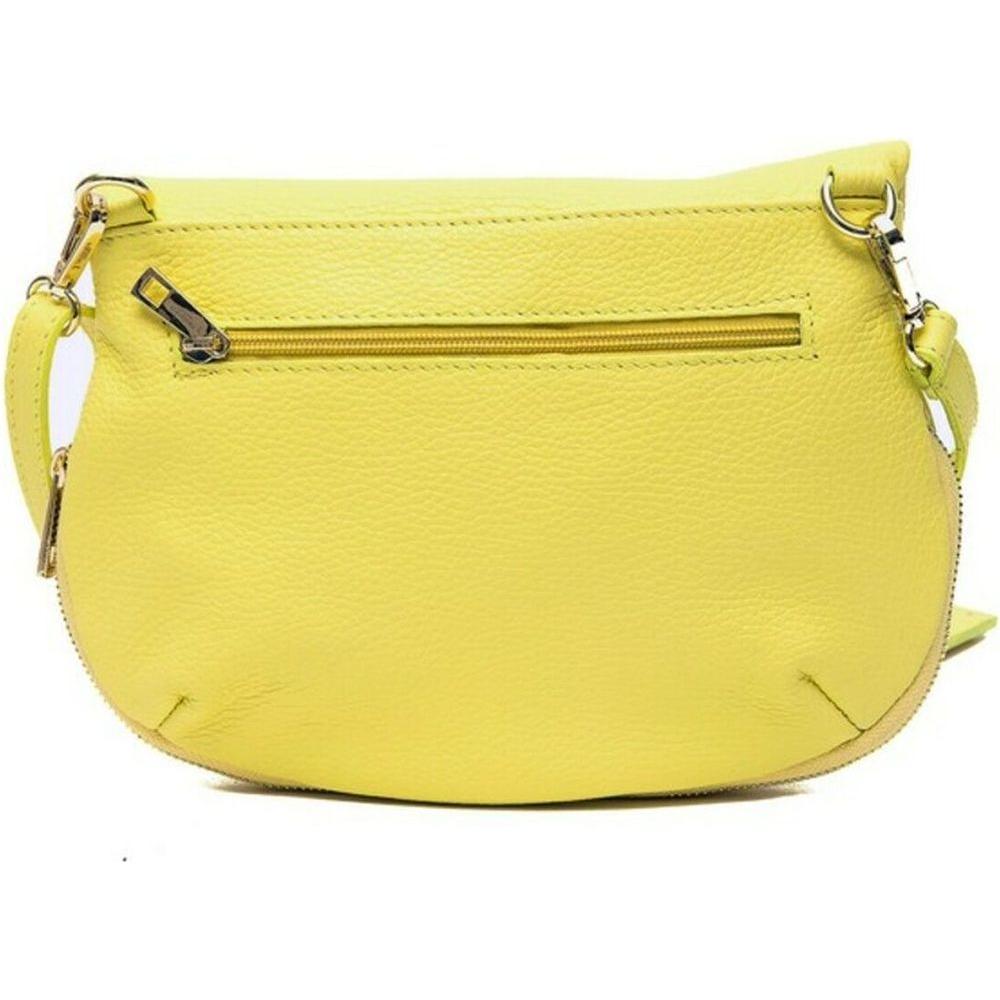 Women's Handbag Trussardi D66TRC1016-GIALLO Leather Yellow-1