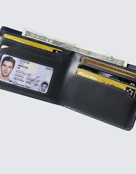 NEWTOWN Wallet - Blue-1