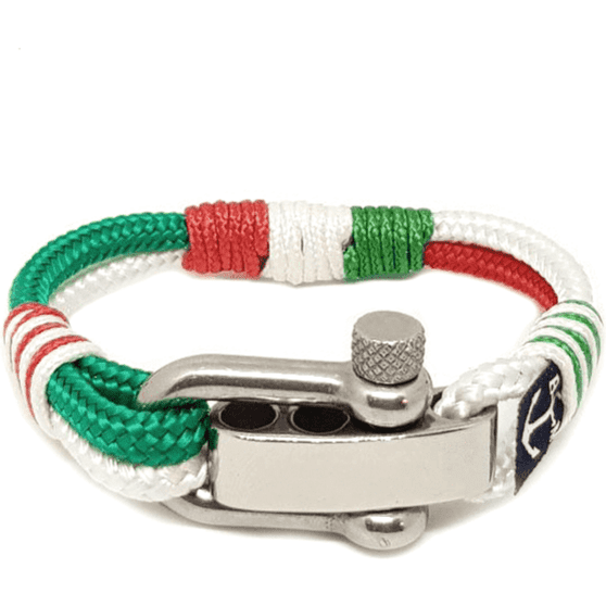 Adjustable Shackle Bray Nautical Bracelet-0
