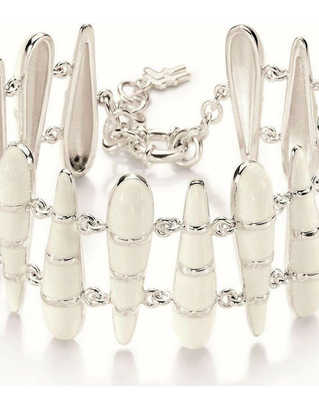 Ladies'Bracelet Folli Follie 3B0F056W White Silver (18 cm)-0
