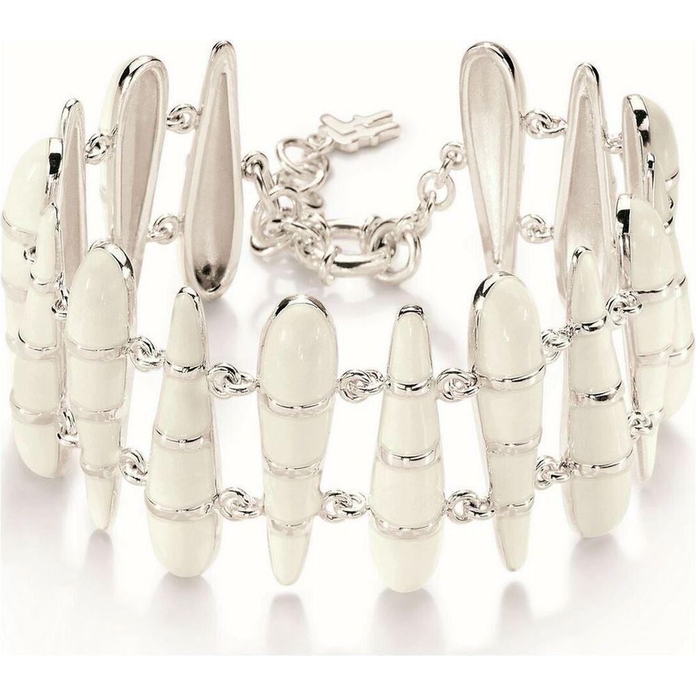 Ladies'Bracelet Folli Follie 3B0F056W White Silver (18 cm)-0
