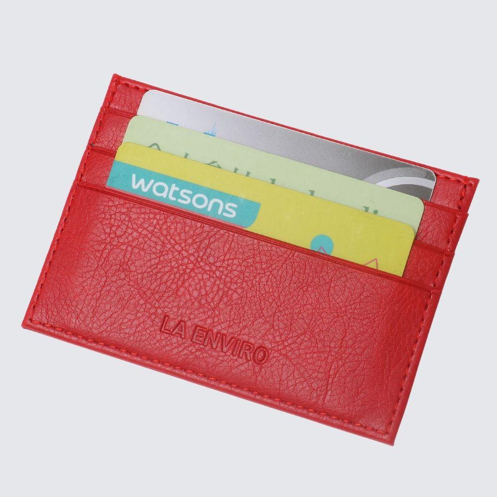 AVOCA Unisex Card Holder I Red-1