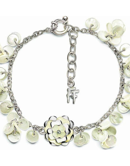 Ladies'Bracelet Folli Follie 2B14F003WW Steel Mother of pearl (23 cm)-1