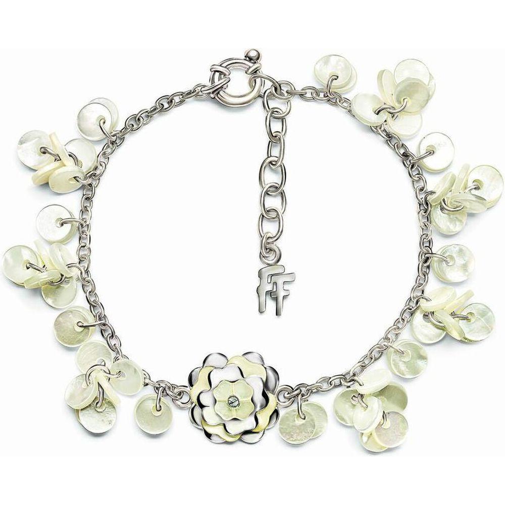 Ladies'Bracelet Folli Follie 2B14F003WW Steel Mother of pearl (23 cm)-1