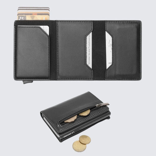 Load image into Gallery viewer, LEURA 2.0 Unisex  Wallet I Black-1
