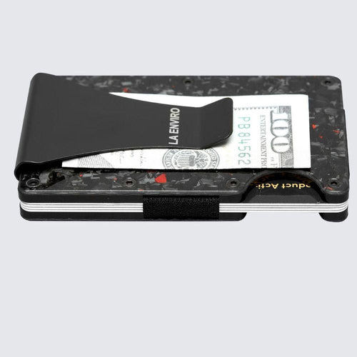 Load image into Gallery viewer, LORNE Forged Carbon Wallet I Gloss Red-3
