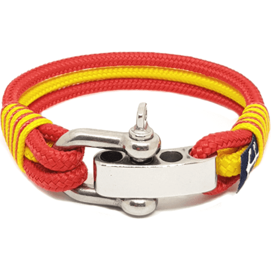 Adjustable Shackle Manchester United Nautical Bracelet-0