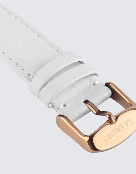 White Pineapple Leather Watch Strap | 20MM-1