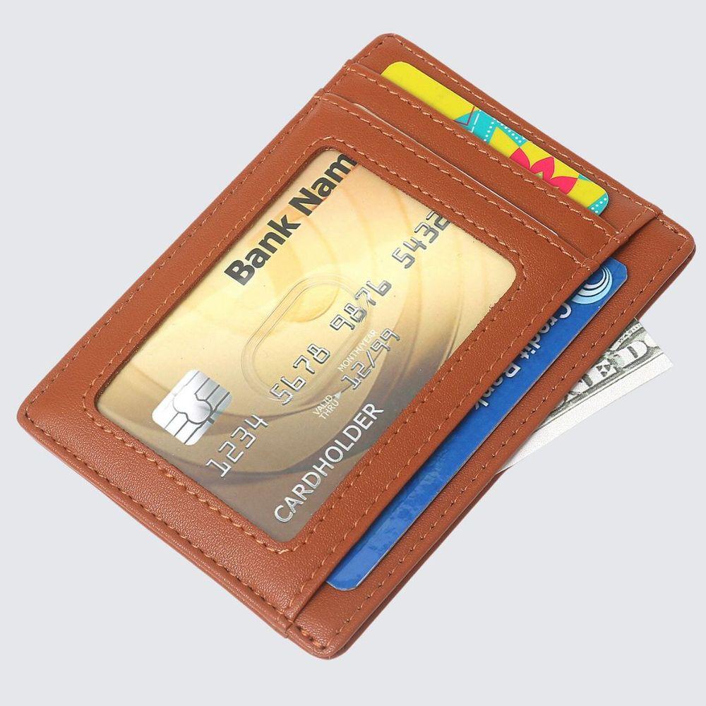 BRADDON Airtag Card Holder I Tan-1