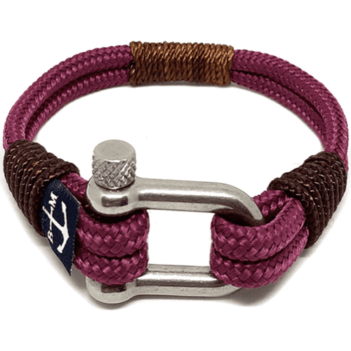 Load image into Gallery viewer, Yachting Brown and Burgundy Nautical Bracelet-0
