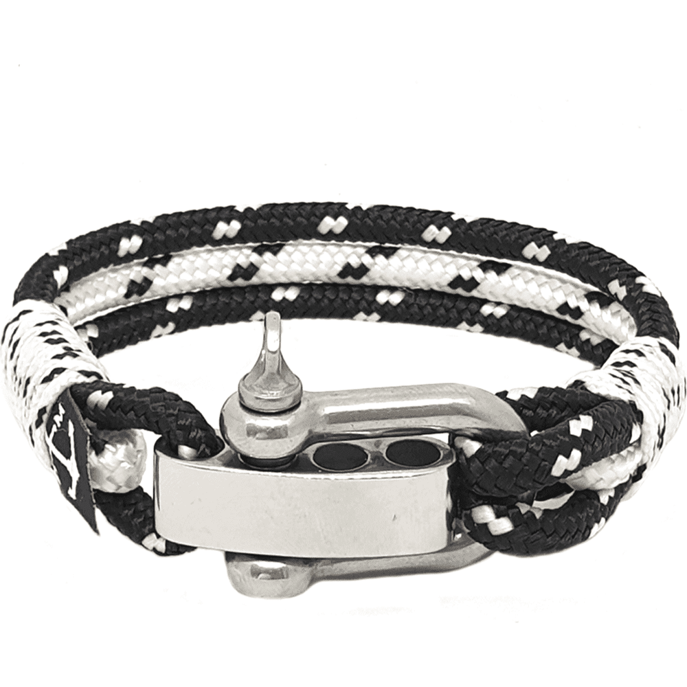Adjustable Shackle Pollock Nautical Bracelet-0