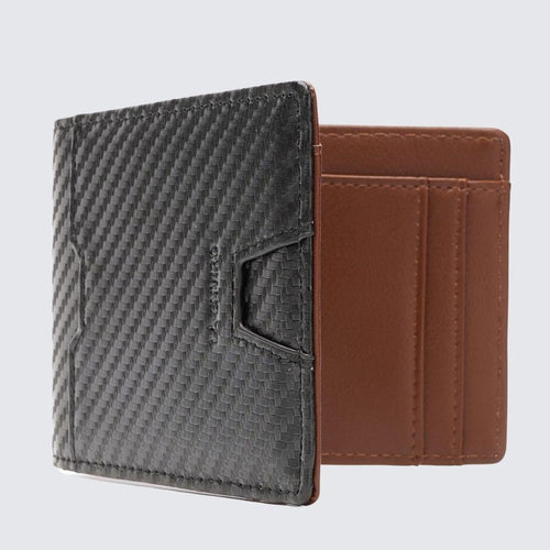 Load image into Gallery viewer, YAMBA Wallet I Black &amp; Brown-2
