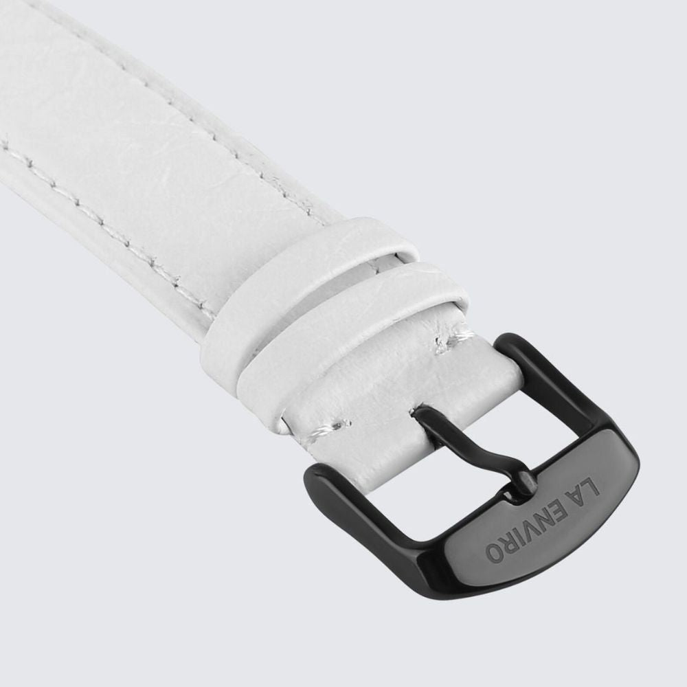 White Pineapple Leather Watch Strap | 20MM-2