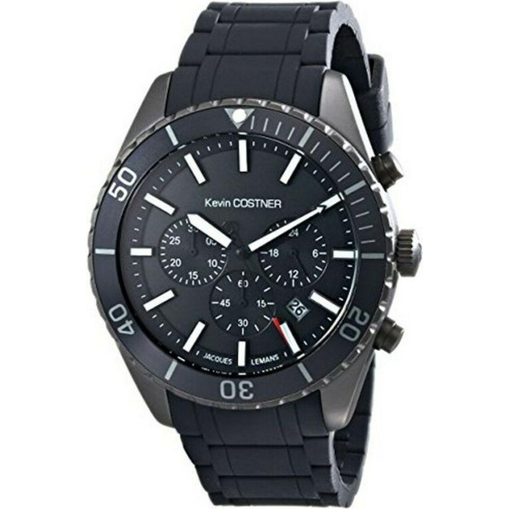Jacques Lemans KC-104B Unisex Quartz Watch - Black (ø 44 mm)
