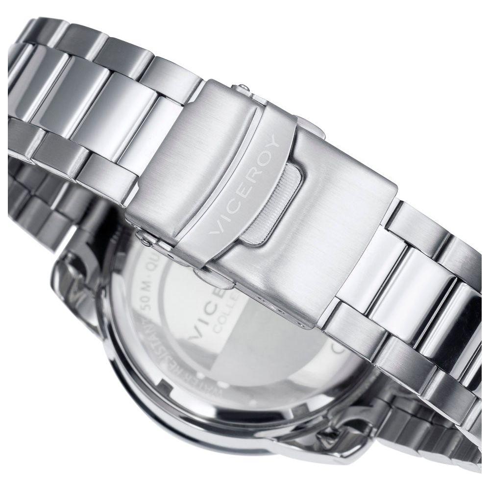 Viceroy Gent's Quartz Watch Mod. 40421-09 - Sleek Black Dial, 10 ATM Water Resistant