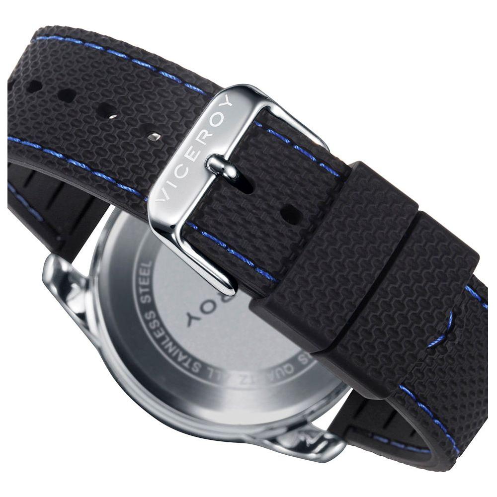 Viceroy Gent's Quartz Watch Mod. 40421-39 - Sleek Black Dial, 10 ATM Water Resistant