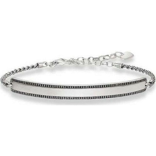 Load image into Gallery viewer, Unisex Bracelet Thomas Sabo LBA0009-643-11 Silver Black 19 cm 15-18 cm-1
