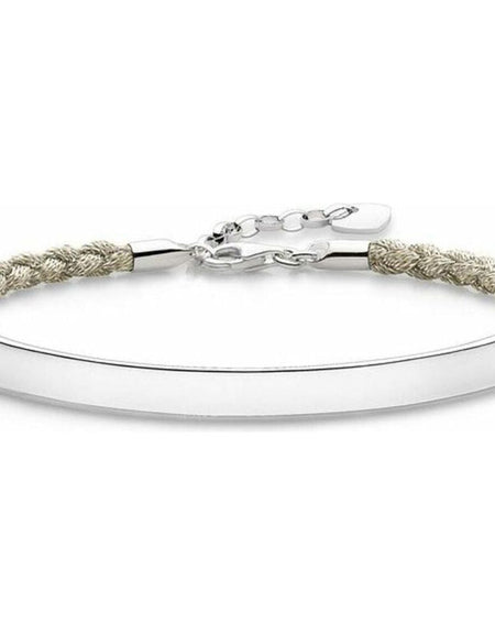 Ladies' Bracelet Thomas Sabo LBA0029-173-19 Silver White 15-18 cm 19,5 cm-0