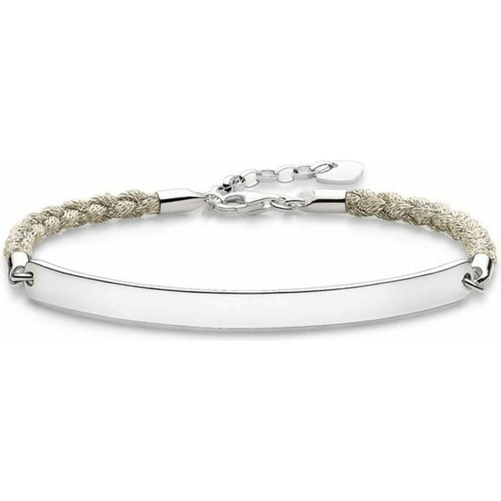 Ladies' Bracelet Thomas Sabo LBA0029-173-19 Silver White 15-18 cm 19,5 cm-1