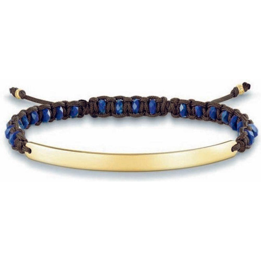 Ladies'Bracelet Thomas Sabo LBA0056-892-32-L19v Blue Golden Silver (16 - 19 cm)-0