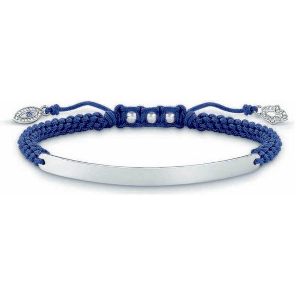 Ladies' Bracelet Thomas Sabo LBA0066-897-1 16 - 19 cm Silver Blue 21 cm-0