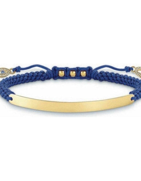 Ladies'Bracelet Thomas Sabo LBA0067-899-1 Blue Silver Golden (21 cm)-0
