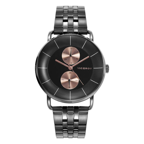 Load image into Gallery viewer, Viceroy Quartz Watch Mod. 42419-56 Gent&#39;s Black Dial 42mm 3 ATM Water Resistant
