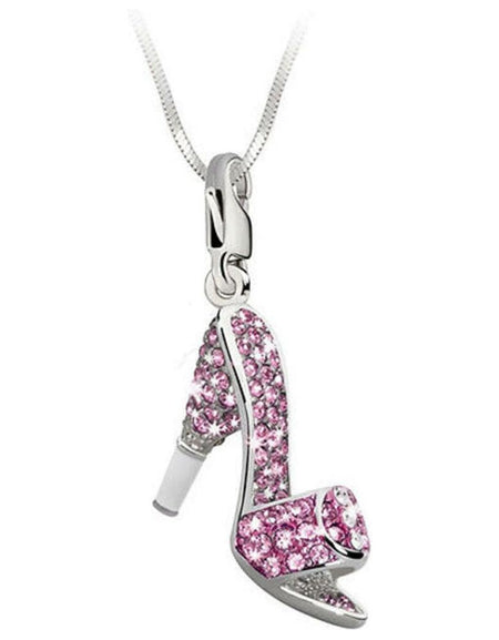 Woman's charm link Glamour GS1-30 | Pink (4 cm)-1