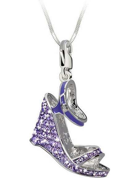 Woman's charm link Glamour GS2-19 | Purple (4 cm)-1
