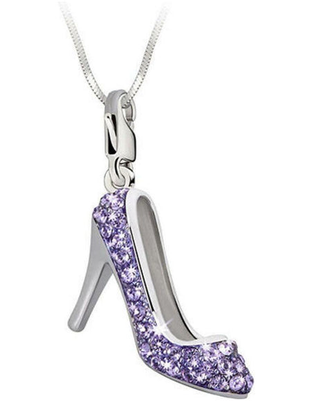 Woman's charm link Glamour GS3-19 | Purple (4 cm)-0