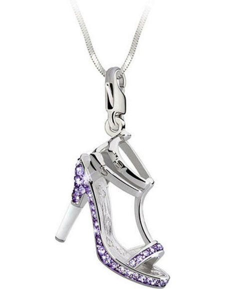 Woman's charm link Glamour GS4-19 | Purple (4 cm)-0
