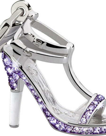 Woman's charm link Glamour GS4-19 | Purple (4 cm)-1