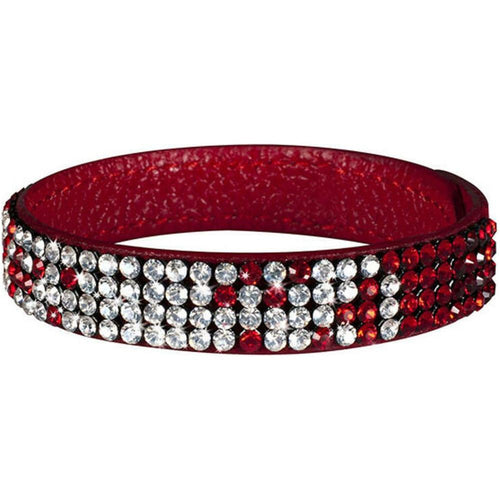 Load image into Gallery viewer, Ladies&#39;Bracelet Glamour GBR1-055 (21 cm) Red Leather (18 - 19,5 cm)-0
