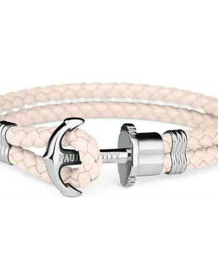 Unisex Bracelet Paul Hewitt Silver Leather-0