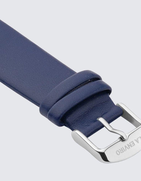Blue Vegan Leather Unstitched Strap | 20MM-0