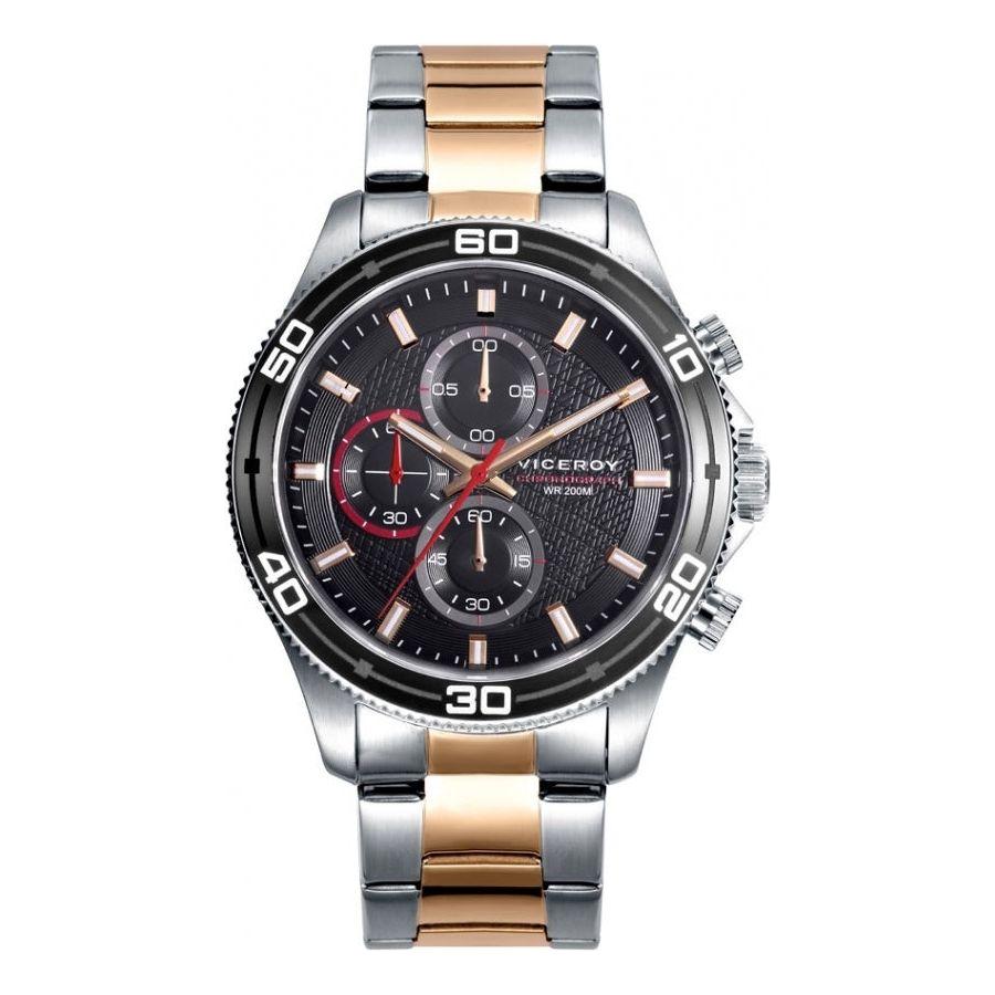 Viceroy Gent's Quartz Chronograph Watch Mod. 46781-99 - Black