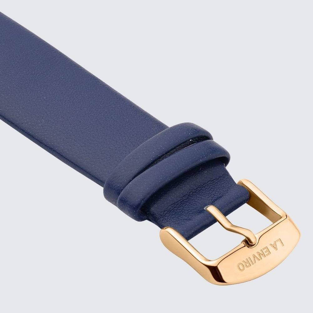 Blue Vegan Leather Unstitched Strap | 20MM-2