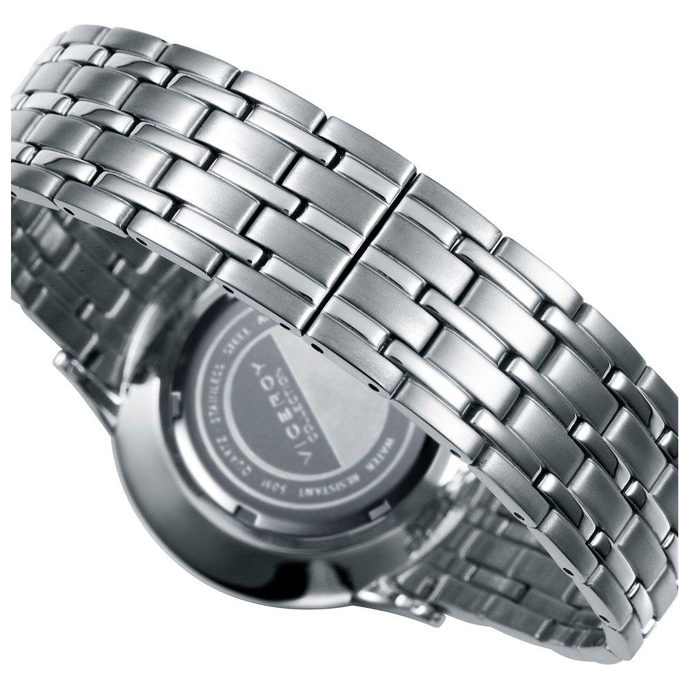 Viceroy Gent's Quartz Watch Mod. 471301-03, 40mm Sapphire Dial, 3 ATM Water Resistant, Official Box - Elegant Viceroy Gent's Quartz Watch Mod. 471301-03 in Classic Black for Sophisticated Men