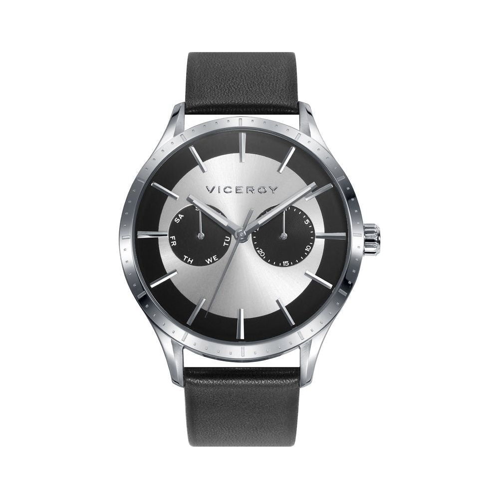 Viceroy Gent's Quartz Multifunction Watch Mod. 471323-07 - Sleek Black Dial, 42mm Case