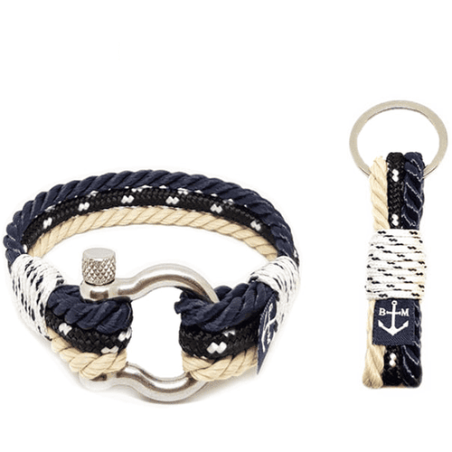 Load image into Gallery viewer, Achille Nautical Bracelet &amp; Keychain-0
