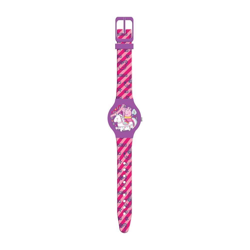 Bringing together fun and functionality, Peppa Pig Kid Watch Mod. 482608 in Vibrant Pink Plastic - For Baby Girls ⌚