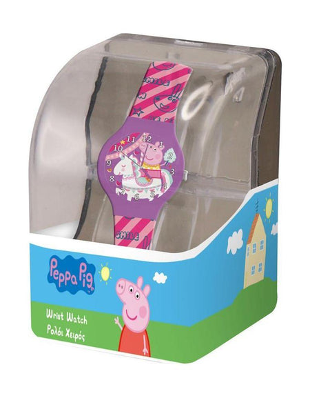 Bringing together fun and functionality, Peppa Pig Kid Watch Mod. 482608 in Vibrant Pink Plastic - For Baby Girls ⌚