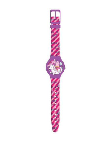 Bringing together fun and functionality, Peppa Pig Kid Watch Mod. 482608 in Vibrant Pink Plastic - For Baby Girls ⌚