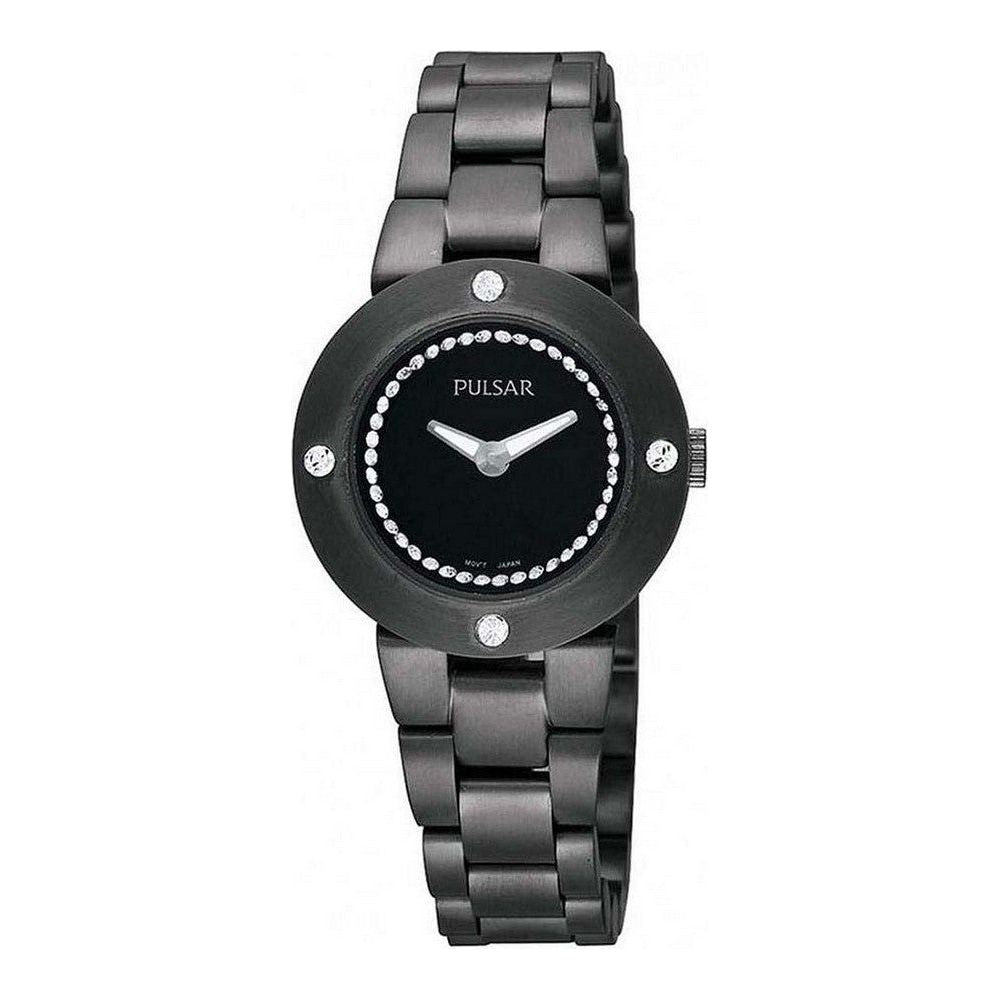 Pulsar Ladies' Stainless Steel Black Watch PTA407X1 (Ø 27 mm)